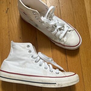 White Converse Chuck Taylor All Star Sneakers